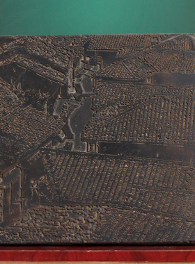 汉代仿古陶器陶砖青石古建筑房子