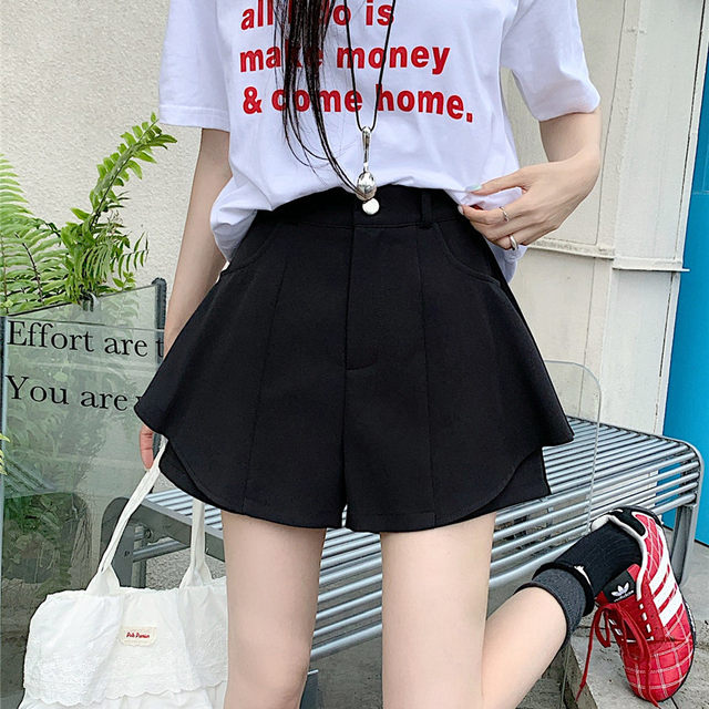 ພາກຮຽນ spring ແລະ summer ແບບໃຫມ່ culottes petite ແລະສັ້ນ versatile ສໍາລັບແມ່ຍິງ