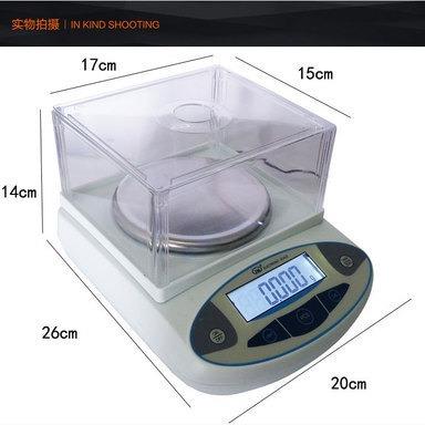 英文版-B1000g600g2000g3000g5000g电子天平0.01g计数计重秤 - 图1