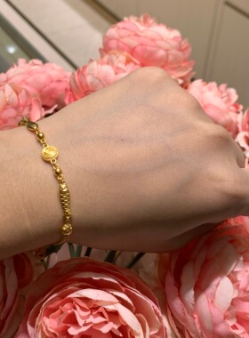 周大福传承年年富裕福鱼黄金手链