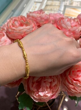 周大福传承系列蛇年生肖黄金手链