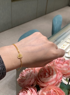 ING系列AB链爱心黄金钻石手链女