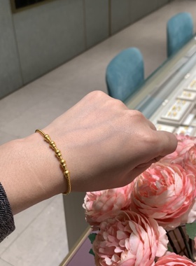 周大福传承系列福禄葫芦黄金手链