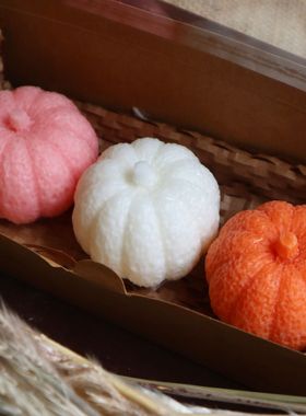 万圣节南瓜香薰蜡烛礼盒套装节日礼物家居装饰小摆件氛围感伴