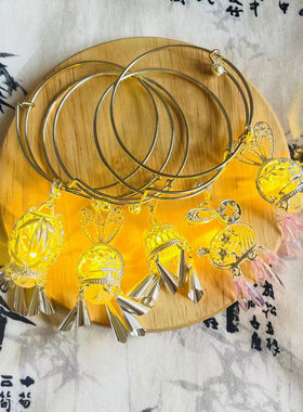 古风发光手镯一步一响一步一叮咛天官赐福明灯三千汉服宫灯手镯