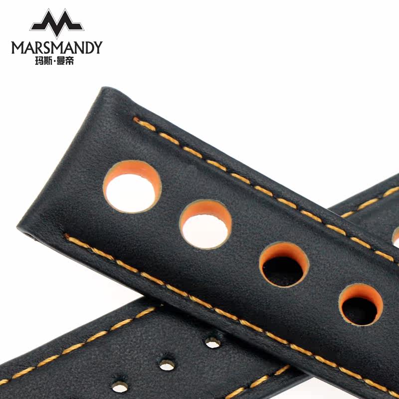 tissot真皮prs516 t91表带 marsmandy配件