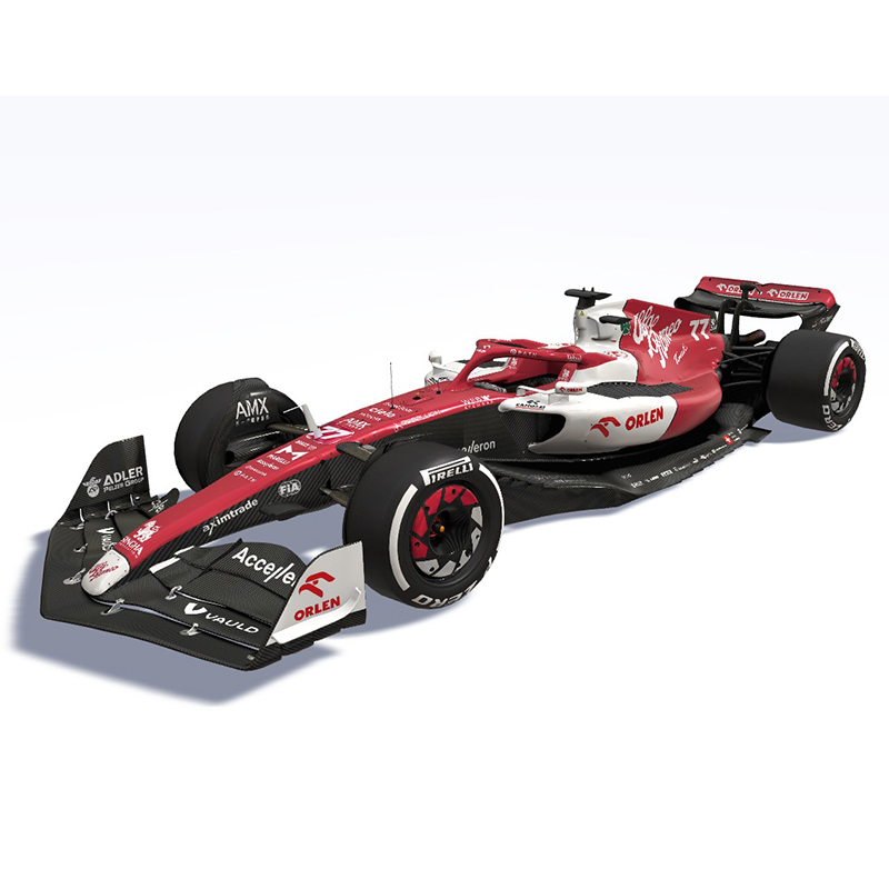 比美高1:43阿尔法罗密欧C42方程式模型F1赛车仿真合金车模 周冠宇 - 图0