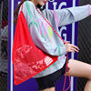 Mesh clear sport lightweight drawstring drawstring crossbody bag