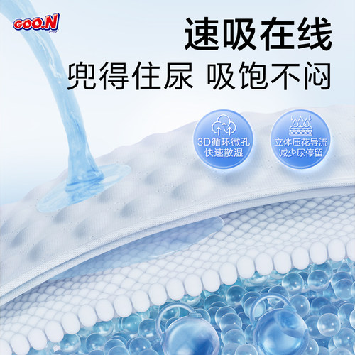 大王天使精萃版环贴NB+S/S/M/L/XL2包婴儿超薄透气纸尿裤尿不湿 - 图2