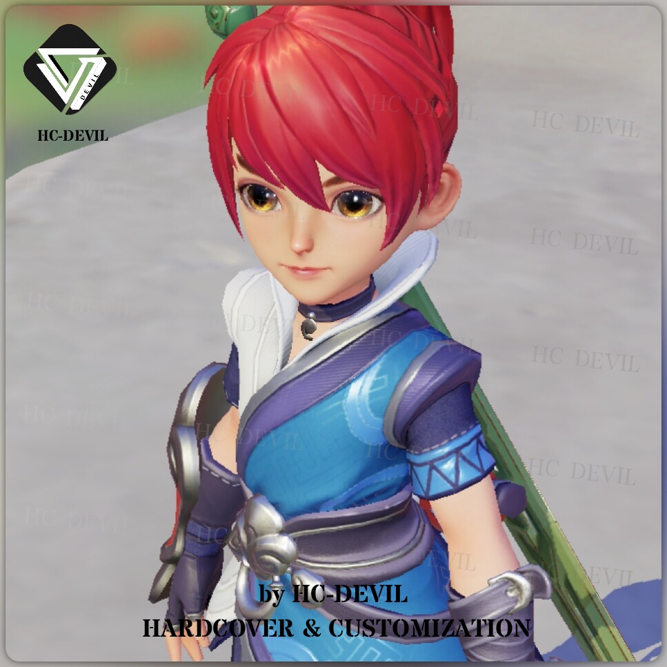 【HC-DEVILl】梦幻西游手游三维3d版剑侠客成男捏脸数据