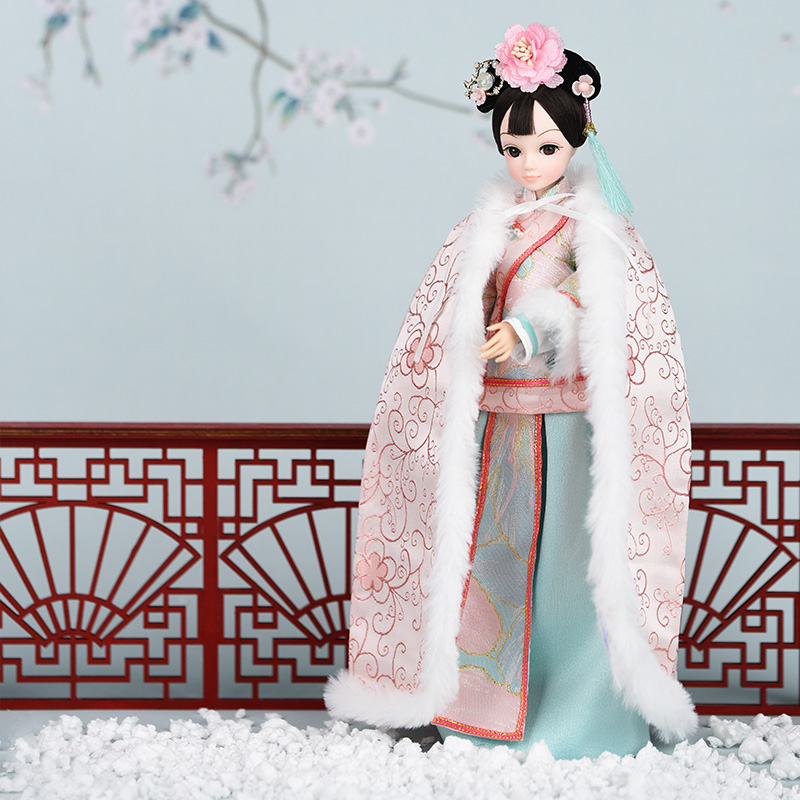 可儿娃娃明珠格格春冬珍藏古装清朝公主换装玩具女孩儿童礼物9114