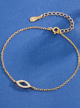 S925纯银恶魔之眼手链戒指轻奢感