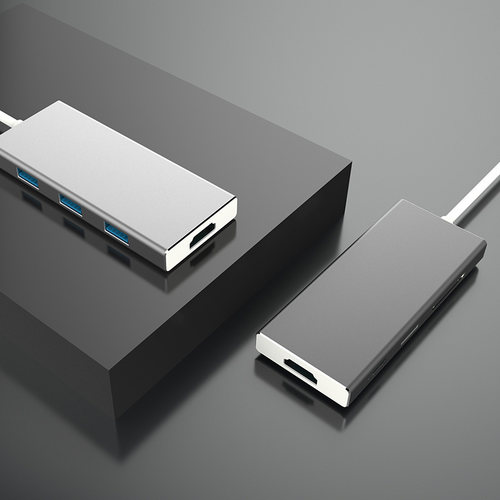 type-c转hdmi适用小米vga苹果笔记本电脑macbookpro转换器HUB雷电3扩展坞usb适用华为拓展坞dvi - 图3