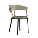 Transparent thickened cafe casual style creative dining chair