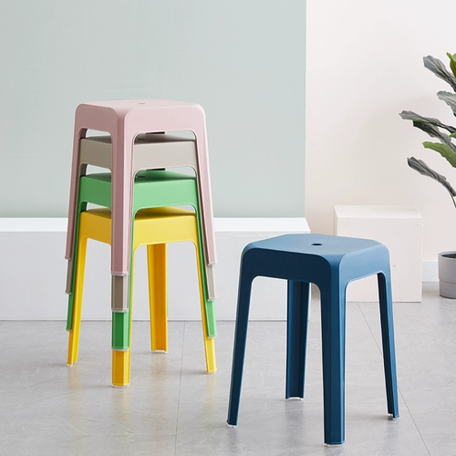 Пластиковый табурет сгущенным бытовым минималистским минималистским столом гостиной приготовленная резиновый стул высокий уровень скамейки Shui 料 小 小 小 小 小 小 小