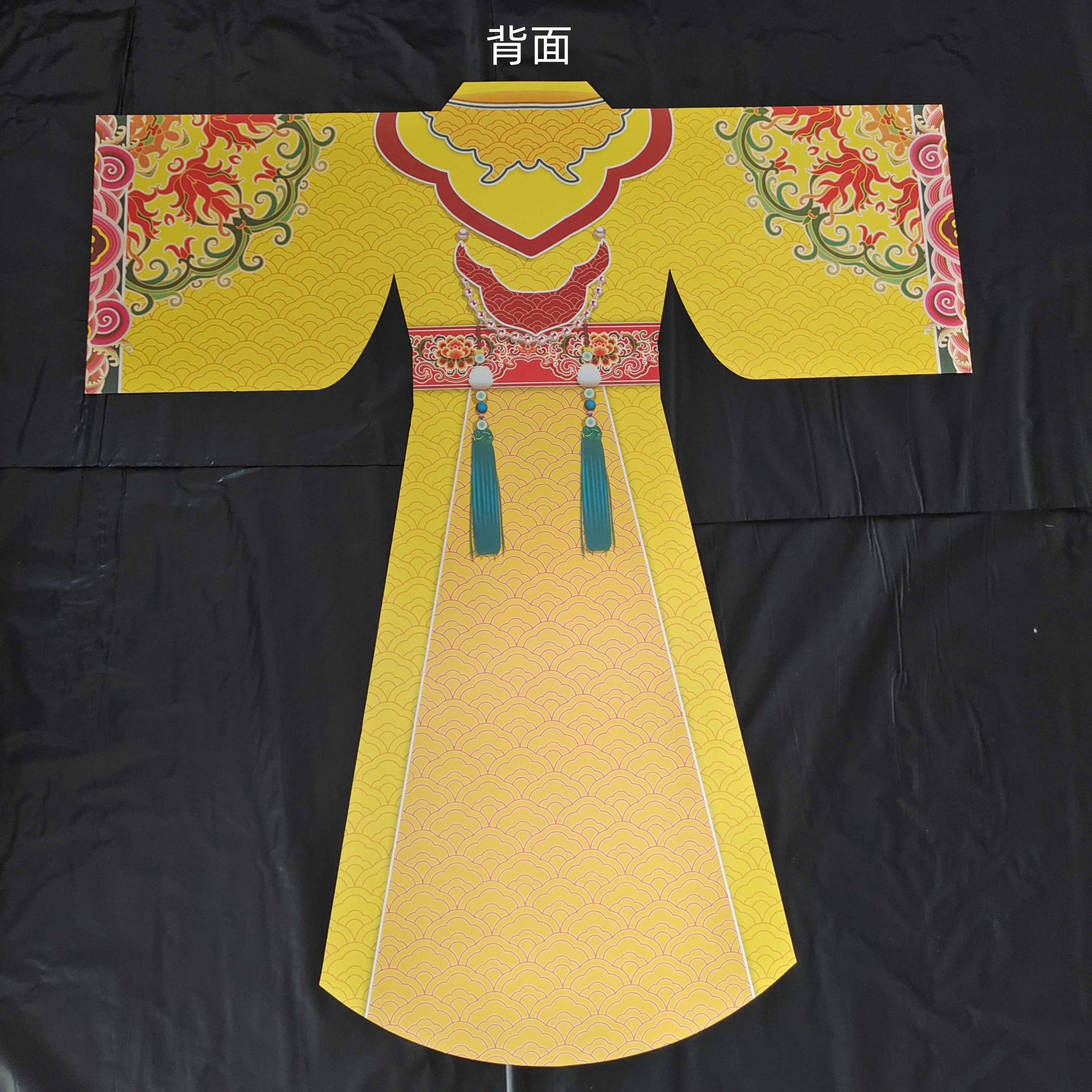 仙家长裙纸仙衣九尾狐姑娘款长袍仙袍七仙女服饰纸袍纱裙仙气十足 - 图2