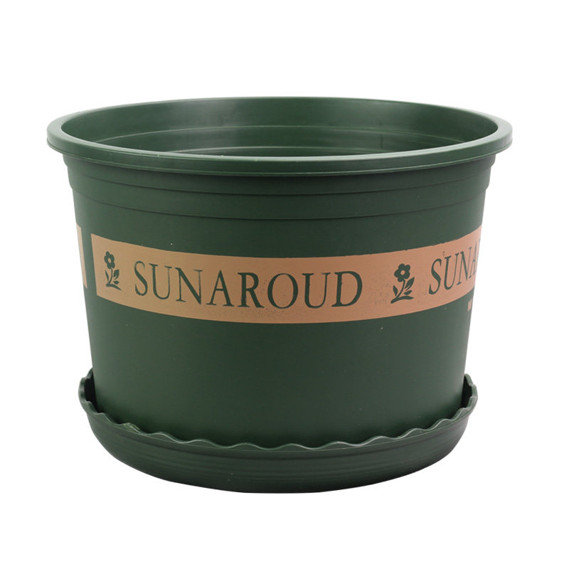 家用绿植盆栽桌面花盆多肉植物圆形种菜盘草莓盆