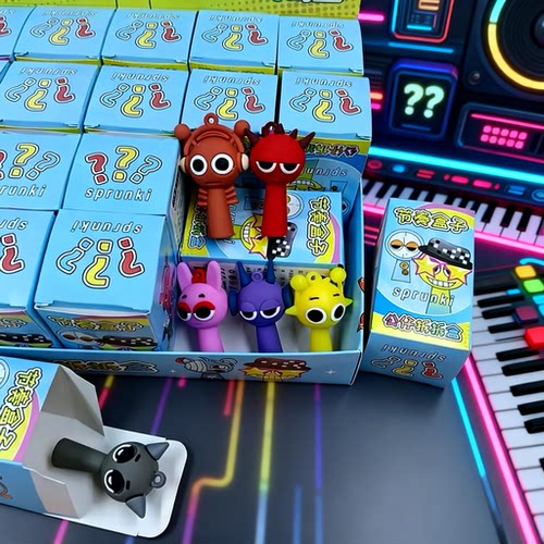 24盒Sprunki节奏盒子音乐盲盒洞洞乐小学生奖品礼品儿童玩具女孩 - 图1