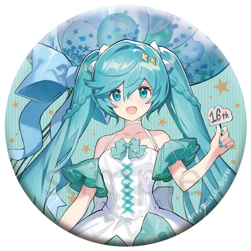 2023新品初音未来16TH生日纪念凝聚未来动漫徽章 - 图0