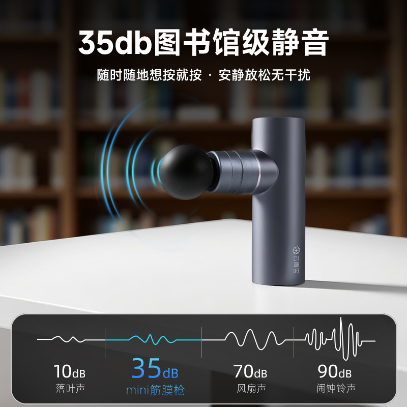 云康宝筋膜枪mini肌肉按摩器yolanda专业级颈膜枪迷你小型便携j2