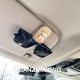 Cute bear car glasses clip car glasses frame women leather clip sun visor car sunglasses sunglasses card