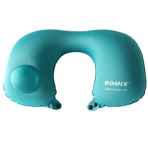 按压自动充气便携U型枕