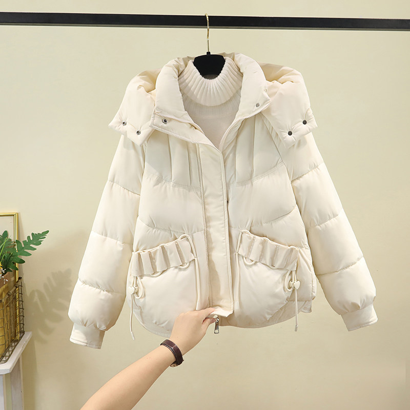 可拆卸帽保暖棉服女短款2025新款冬季加厚棉衣外套宽松显瘦棉袄潮,淘宝优惠券,粉丝福利购,淘宝优惠卷