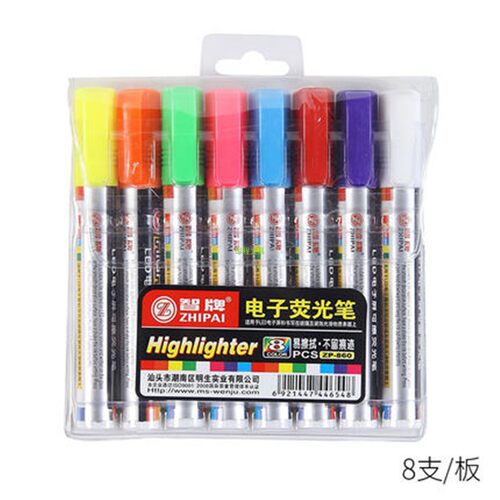 智牌易擦可擦电子屏LED玻璃板广告板POP小黑板不掉色荧光笔 - 图3
