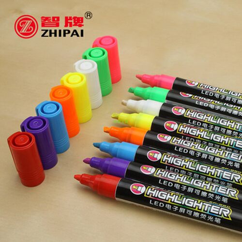 智牌易擦可擦电子屏LED玻璃板广告板POP小黑板不掉色荧光笔 - 图2