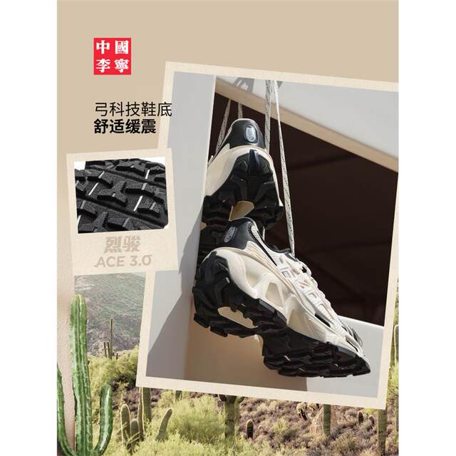 ຈີນ Li Ning Liejun ACE3.0 ເກີບກິລາ retro
