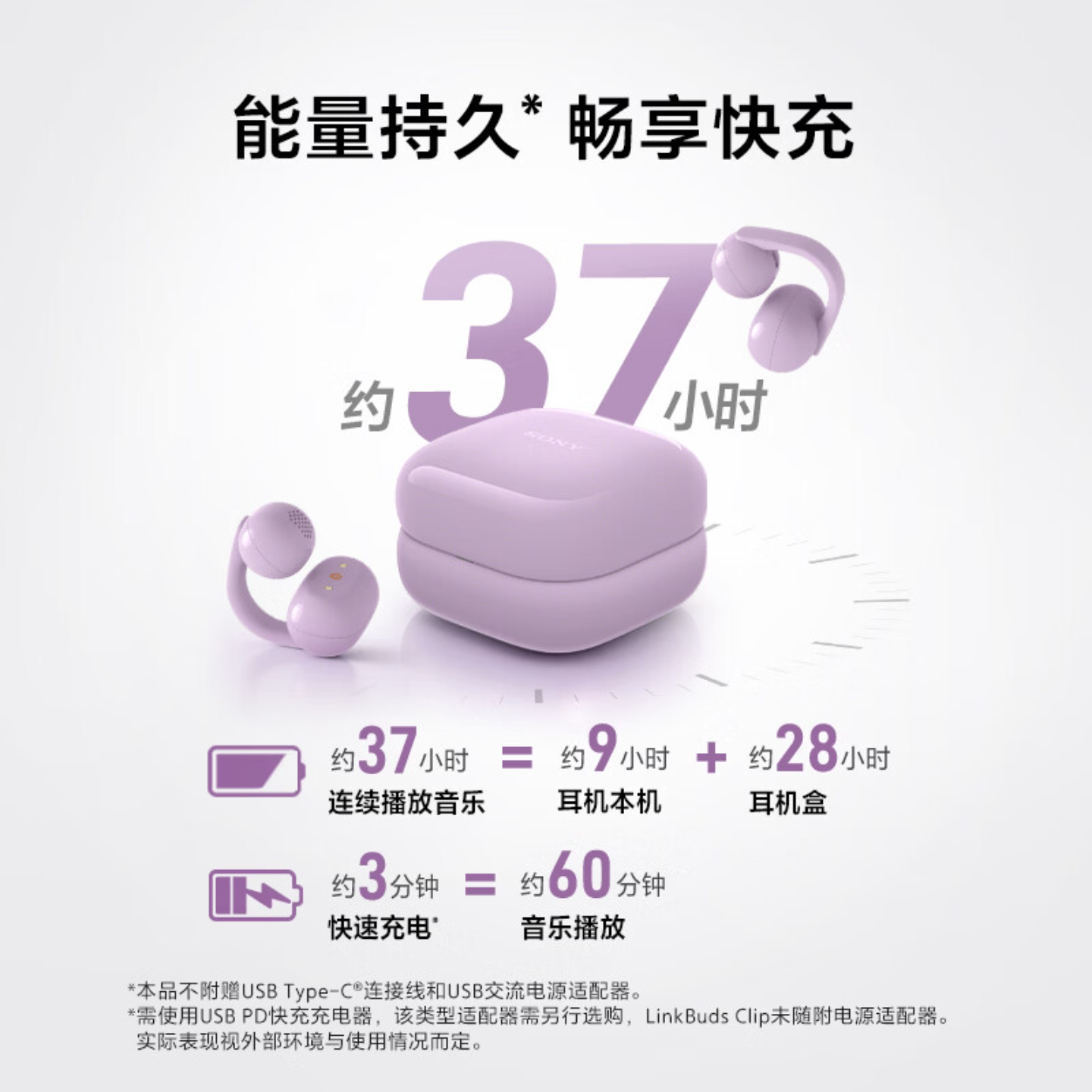 【重磅新品】索尼耳夹式蓝牙耳机开放式运动