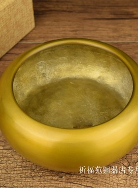 书房黄铜毛笔手工艺术品包邮