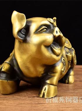 黄铜招财摆件工艺品包邮
