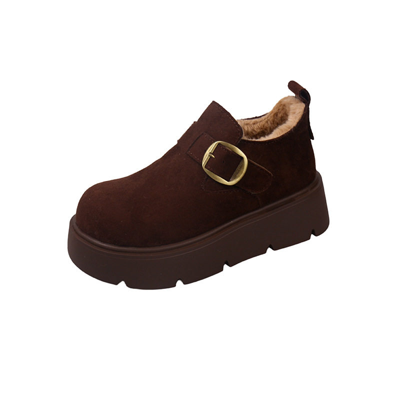 牛皮版全包勃肯鞋子女鞋加绒加厚保暖大棉鞋乐福鞋厚底羊毛雪地靴,淘宝优惠券,粉丝福利购,淘宝优惠卷