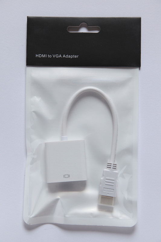 联想华硕戴尔宏基笔记本电脑 连接投影仪显示器HDMI转VGA线转换器 - 图0
