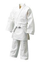 Full cotton bleached monolayer training judo to jumpsuit the suit