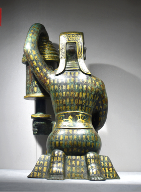 青铜器长信宫灯铜落地灯人形灯