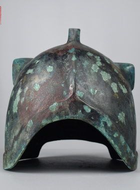 头盔青铜古代博物馆艺术品摆件