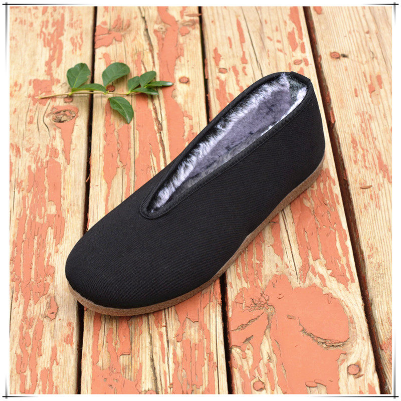 冬季保暖民族风男棉鞋圆口鞋元口老北京布鞋老人爸爸鞋软底牛筋底,淘宝优惠券,粉丝福利购,淘宝优惠卷