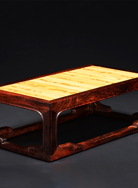 印度小叶紫檀长方形根雕工艺品