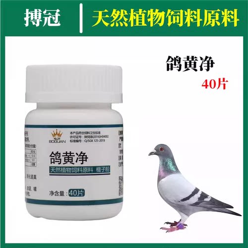 搏冠鸽黄净口黄两日净信鸽赛鸽毛滴虫鸽黄饲料调理非鸽药鸽子药 - 图0