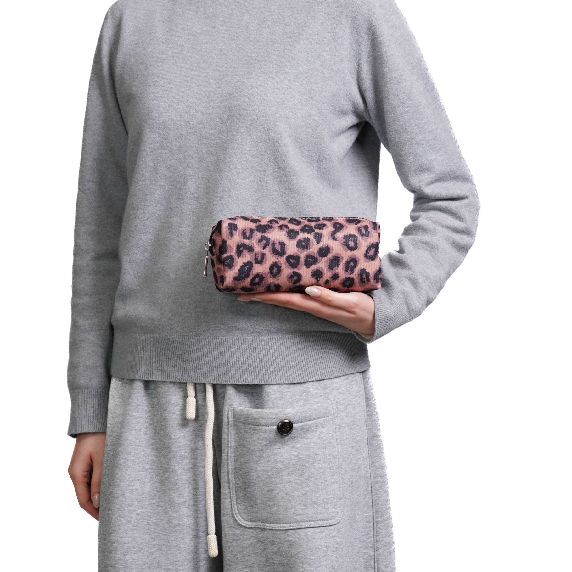 无则艺【大笔袋】棕豹原创学生文艺收纳简约时尚印花办公笔袋,淘宝优惠券,粉丝福利购,淘宝优惠卷