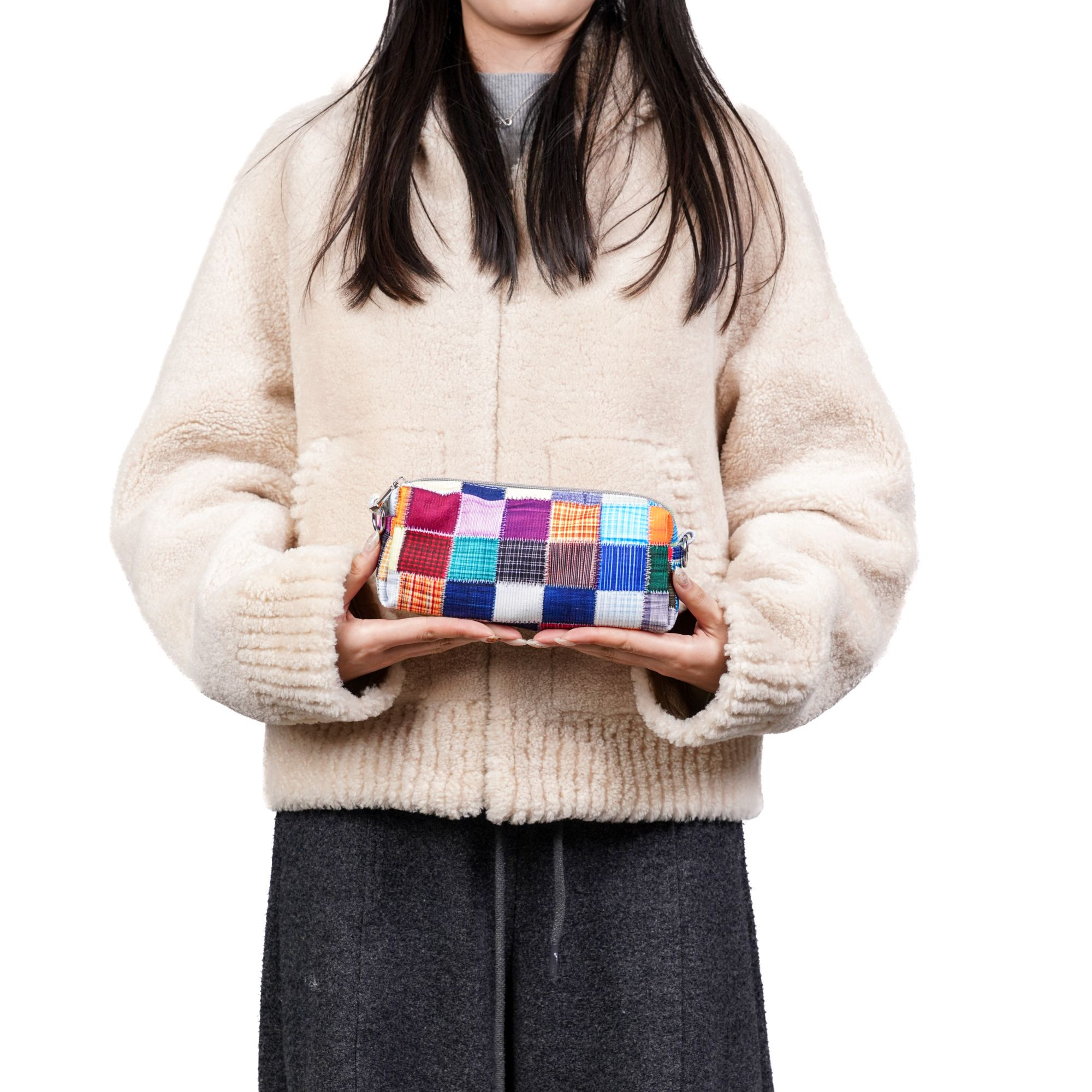 无则艺【斜挎笔袋】百家格原创小众文艺百搭单撞色个性单肩手机包,淘宝优惠券,粉丝福利购,淘宝优惠卷