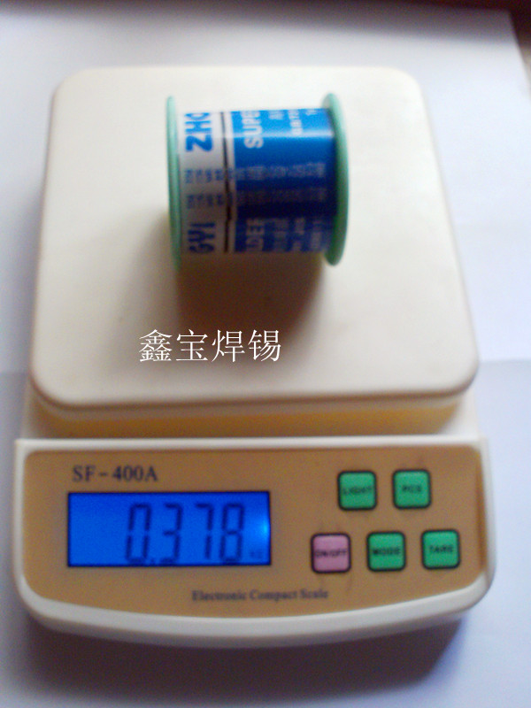 高纯度天津中亚免清洗63%鑫宝焊锡丝0.8mm400g/500g/800g/卷包邮 - 图1