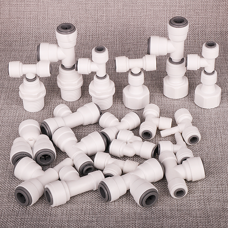 净水器配件接头2分直通快接直饮机三通弯头4分内牙外牙转3分球阀A