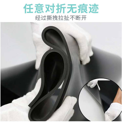 黑色橡胶板丁晴软胶条耐油减震工业防滑EPDM发泡绝缘垫片加工板材 - 图2