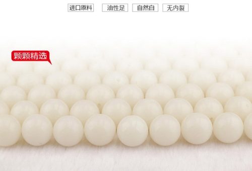 圣诞礼物天然白玉菩提根绕指柔手串男女单圈白菩提子礼物佛珠手捻 - 图3