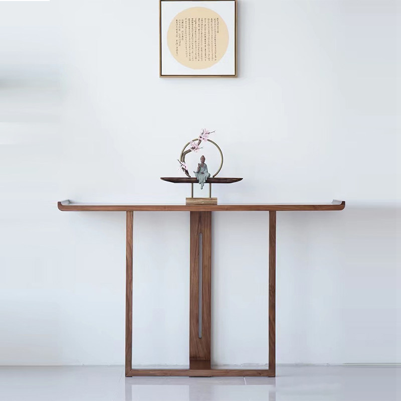 新中式玄关桌墙边玄关柜条案几隔断端景台实木玄关台香案禅意供桌,淘宝优惠券,粉丝福利购,淘宝优惠卷