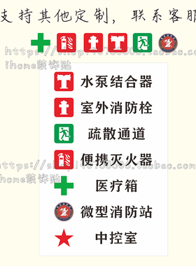 地图消防平面图当前所在位置