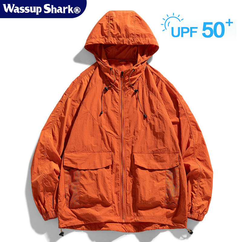 Wassup Shark防晒衣外套男女夏季冰丝薄款防紫外线户外骑行防晒服,淘宝优惠券,粉丝福利购,淘宝优惠卷